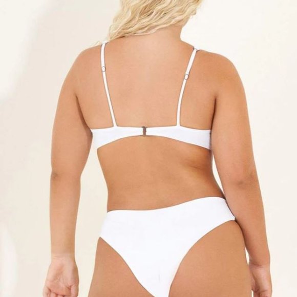 NWT MAAJI SIZE XL WHITE COTTON REVERSIBLE SBC BOTTOMS - Picture 3 of 3